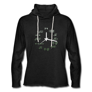 Mathe LK Hoodie - Mathematik Uhr Mathe Bruch Rechnen Geschenk