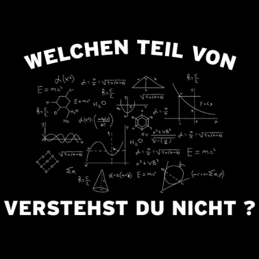 Motiv Mathematik Mathe Formel Witz