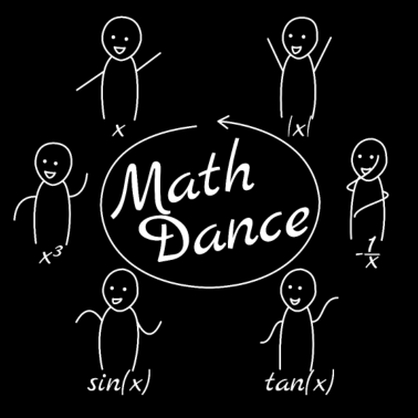 Motiv Math Dance - Mathe Design