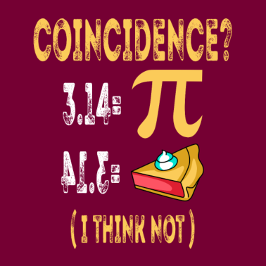 Motiv 3.14 Pi Pie Koinzidenz Math Symbole - ich denke nicht