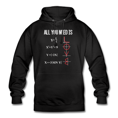 Mathe LK Hoodie - LOVE LIEBE ALL YOU NEED MATHE FORMEL LUSTIG