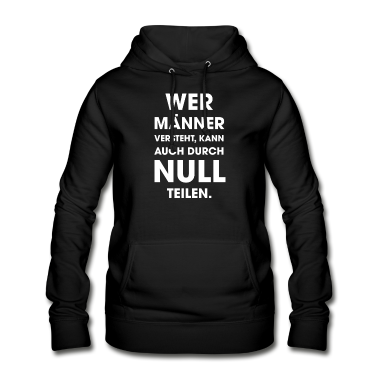 Mathe LK Hoodie - Wer Männer versteht kann auch durch Null teilen