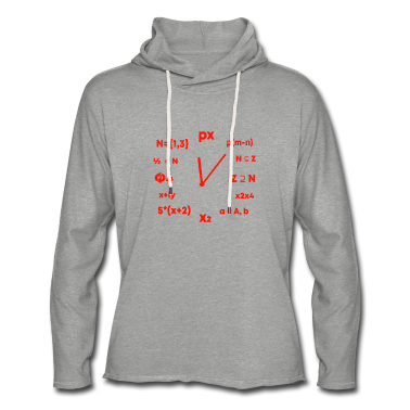 Mathe LK Hoodie - Mathe Uhr Spruch Geschenk Shirt