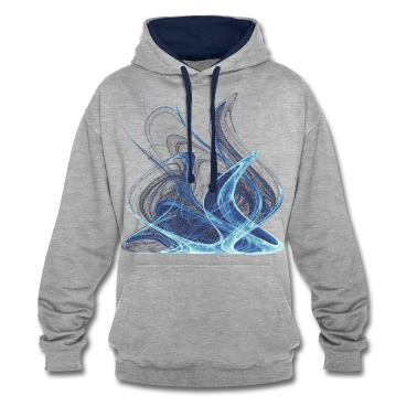 Mathe LK Hoodie - Flammen aus Wasser und Eis Frostiger Wind 12435ice