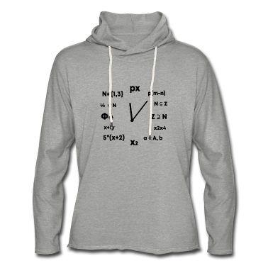 Mathe LK Hoodie - Mathe Formeln Uhr Mathematik T-Shirt