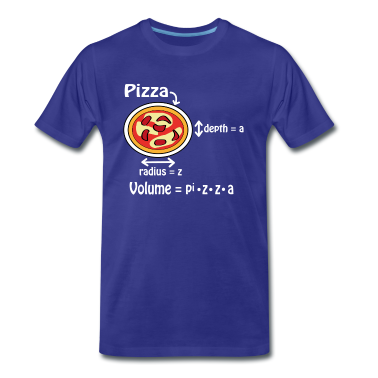Mathe LK T-Shirt - Pizza for geeks and nerds