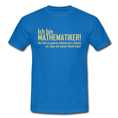 Mathe LK T-Shirt - ich bin mathematiker