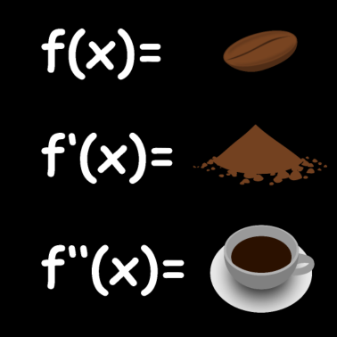 Motiv mathematiker kaffee lustig