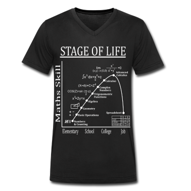 Mathe LK T-Shirt - Stufen des Lebens - Mathematik Mathe