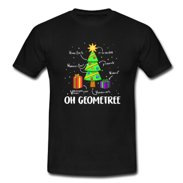 Mathe LK T-Shirt - Oh Geometree Weihnachtsbaum-Mathe-Liebhaber-Lehrer
