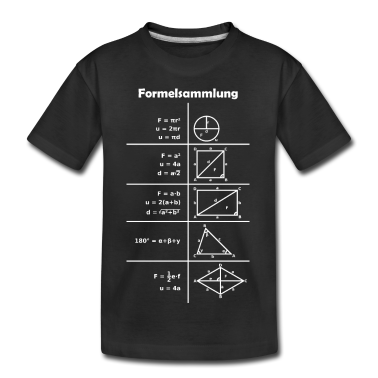Mathe LK T-Shirt - Mathe Formeln Formelsammlung Design Shirt Geschenk