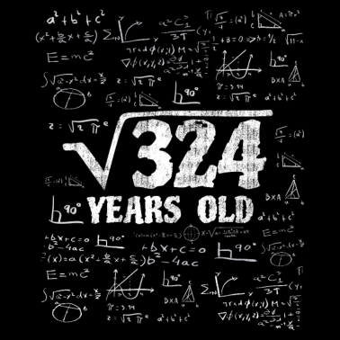 Motiv Mathematik Student 18. Geburtstag Geschenkidee