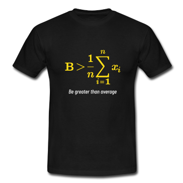 Mathe LK T-Shirt - Math Greater Than Average Gift Math Day Back To