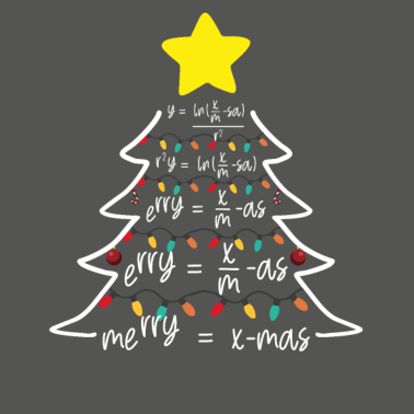 Motiv Merry Xmas Mathe Mathematik Tannenbaum