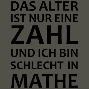 Motiv das alter ist nur eine Zahl