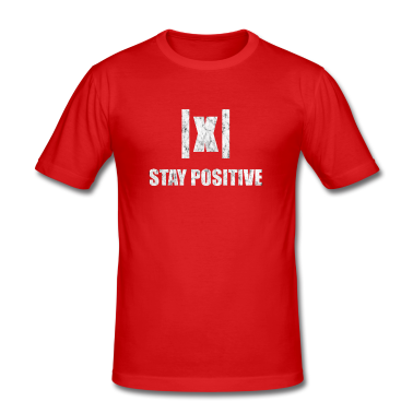 Mathe LK T-Shirt - Stay Positive Lustig Mathe-Lehrer Geschenk Nerd