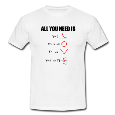 Mathe LK T-Shirt - All you need is Love Math