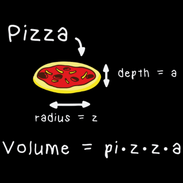 Motiv Pizza Mathe