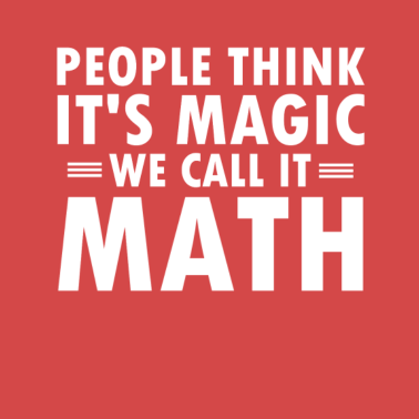 Motiv Mathe Ist Keine Magie Mathematiker Nerd Lehrer