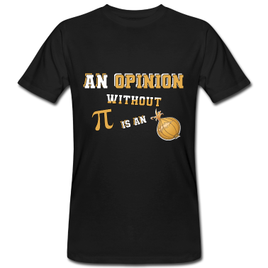 Mathe LK T-Shirt - Mathe Physik Pi Zwiebel Onion Design Geschenkidee