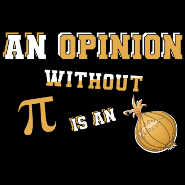 Motiv Mathe Physik Pi Zwiebel Onion Design Geschenkidee