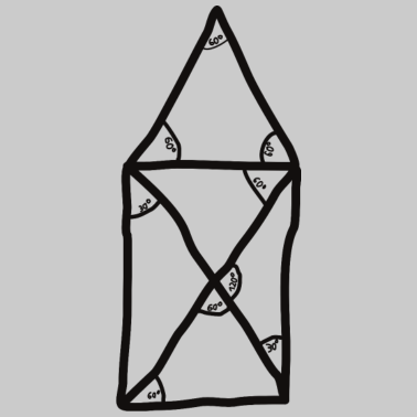 Motiv Haus Vom Nikolaus - Mathe - Winkel - Nerd