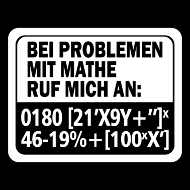 Motiv Mathe Probleme Spruch Lustig Geschenk