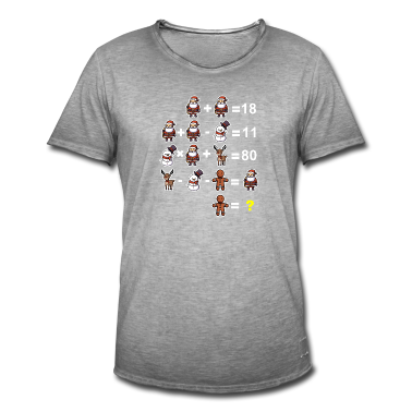 Mathe LK T-Shirt - Mathe Rätsel Mathelehrer Grundschule Weihnachten