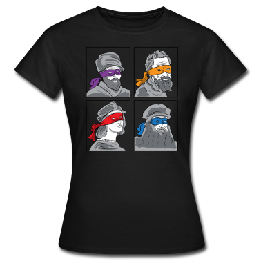 Mathe LK T-Shirt - Leonardo Donatello Michelangelo Raphael Geschenk