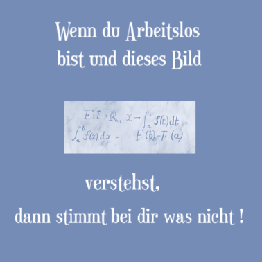 Motiv Cooler Spruch für Mathe Hasser