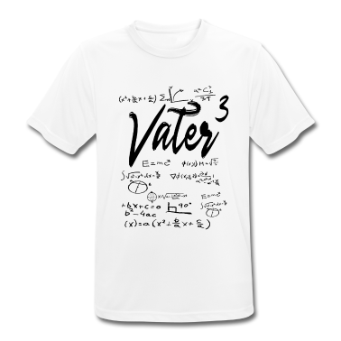 Mathe LK T-Shirt - dreifacher Papa werdender Vater Mathe Physiker