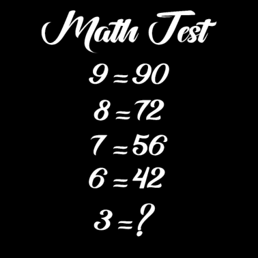 Motiv Math Test - Mathematik Rechenaufgabe Mathe Test