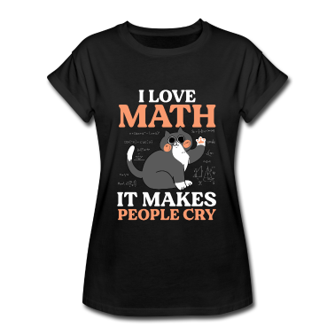 Mathe LK T-Shirt - Lustige Katze Mathe Lehrer Streber Wissenschaftler