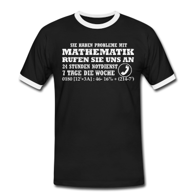 Mathe LK T-Shirt - Witziges Mathematik T-Shirt - Rufen Sie uns an