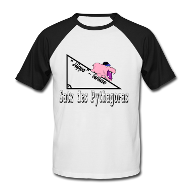 Mathe LK T-Shirt - Mathe,Mathematik,Hippo-tenuse,Humor Pythagoras FUN