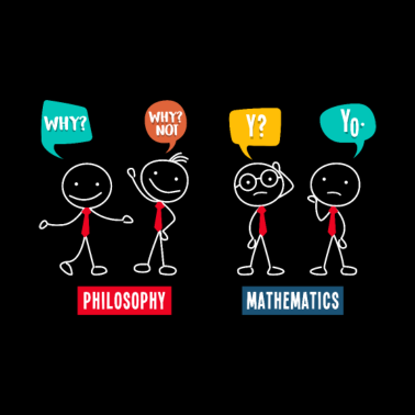 Motiv Philosophy vs. Mathematics Mathe Mathematik Lehrer