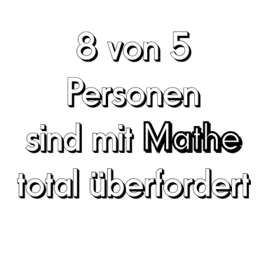 Motiv Mathe Ass