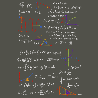 Motiv Mathelehrer Formeln Mathe Physik