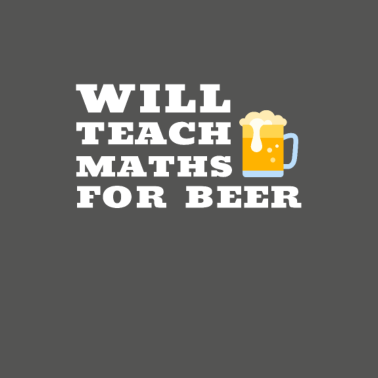 Motiv Lustiger Mathe-Lehrer Professor Teach Mathe für Bier