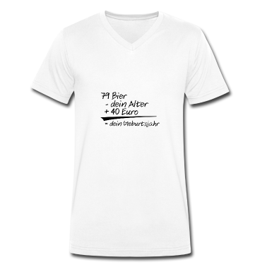 Mathe LK T-Shirt - Geburtsjahrrechner Bier Euro Alter Mathe