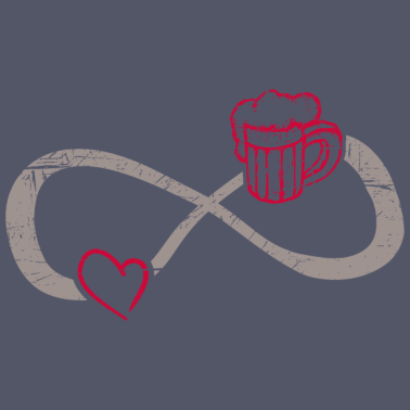 Motiv Unendlich ∞ Ich liebe Bier ∞ Lieblingsgetränk