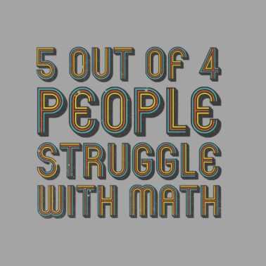 Motiv 5 von 4 Leuten haben Probleme mit Mathe