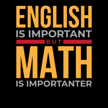 Motiv Maths vs English Fight Mathe besser als Englisch