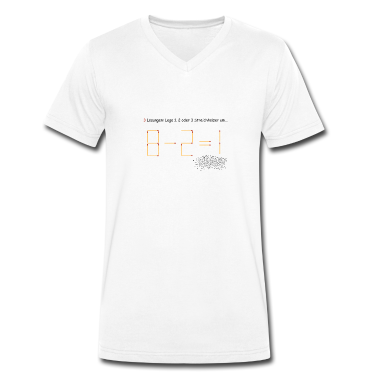 Mathe LK T-Shirt - Streichholzrätsel 8 - 2 = 1