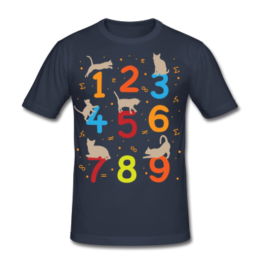 Mathe LK T-Shirt - Mathematiker Mathe lustige Katze Liebhaber Geschen