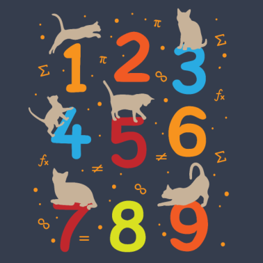 Motiv Mathematiker Mathe lustige Katze Liebhaber Geschen