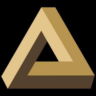 Motiv Tribar, Optik, Illusion, Dreieck, Geometrie, Mathe