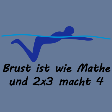 Motiv Brust ist wie Mathe