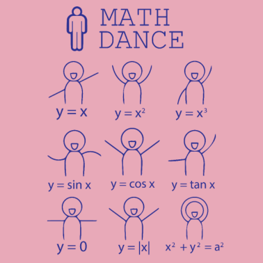 Motiv Math dance Schule Geschenk Formel Beruf
