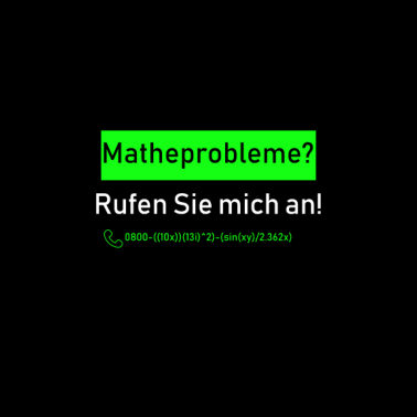 Motiv Matheprobleme - Lustiger Spruch